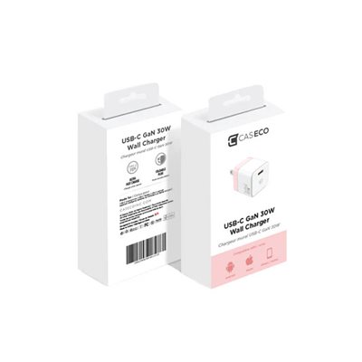 Caseco GaN 30W Wall Charger (Pastel Pink)