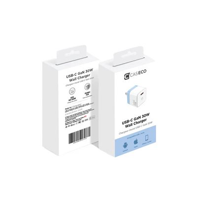 Caseco GaN 30W Wall Charger (Pastel Blue Caseco GaN 30W Wall Charger (Pastel Blue