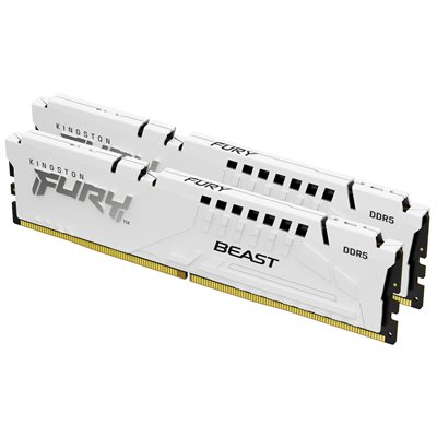 Kingston 32GB 6000MT/s DDR5 CL36 DIMM (Kit of 2) FURY Beast RGB White EXPO