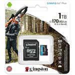 Kingston 1TB microSDXC Canvas Go Plus 170R A2 U3 V30 Card+ADP (Canada Retail) 170R/90W