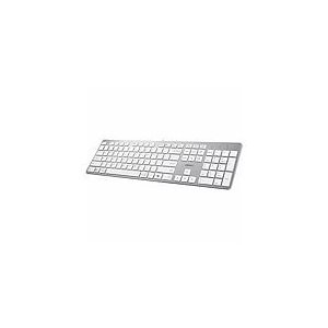 Adesso French Canadian Multi-OS Scissor switch Desktop keyboard (White)