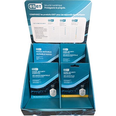 Eset Retail Display (loaded with 30 products/9 SKU)