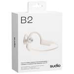 Casque Bluetooth à conduction osseuse Sudio Audio B2 - Blanc