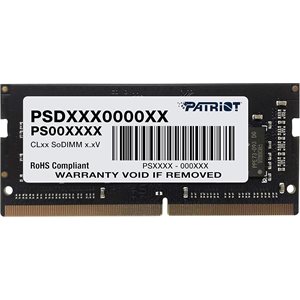 Patriot SL 16GB 2666MTs DDR4 UDIMM 1Gx16 2R CL19