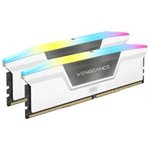 CORSAIR VENGEANCE RGB DDR5 32GB (2 x 16GB) DDR5 6000 CL30-36-36-76 1.40V Intel XMP & AMD EXPO - WHIT