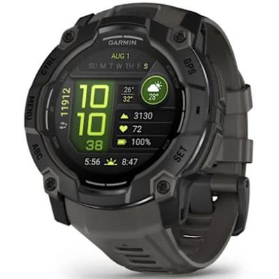 Garmin Instinct 3 – 50 mm, AMOLED Black with Charcoal Band