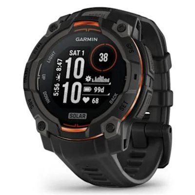 Garmin Instinct 3 – 45 mm, Solar Black with Black Band