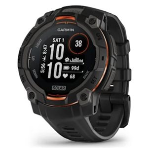 Garmin Instinct 3 – 45 mm, Solar Black with Black Band