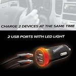 ARMORALL 3.1A 2USB LED Charger