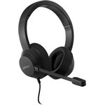 Adesso Xtream P7 AI Copilot Headset w/micreophone, Volume +/-, Mute answer/end call ( USB-C/USB-A)