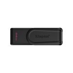 Kingston 64GB Portable USB 3.2 Gen 1 DataTraveler Exodia S (Black/Black)