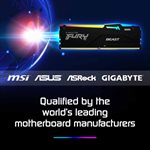 Kingston 128GB 5600MT/s DDR5 CL40 DIMM (Kit of 2) FURY Beast RGB