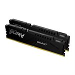 Kingston 128GB 5600MT/s DDR5 CL36 DIMM (Kit of 2) FURY Beast Black