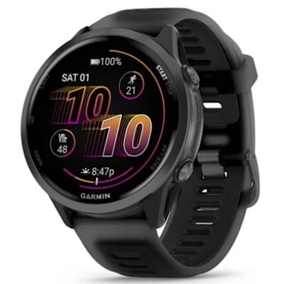 Garmin Forerunner 570 - 42mm Slate Gray Aluminum with Translucent Black/Black Band