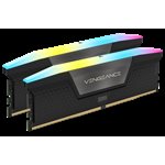 CORSAIR VENGEANCE RGB DDR5 64GB (2 x 32GB) DDR5 6400 CL42-52-52-104 1.35V Intel XMP - BLACK