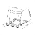 IntekView Height Adjustable Laptop/Tablet Stand