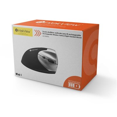 IntekView Vertical Mouse Wireless Right Hand Rechargeable