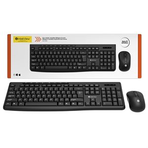 Intekview Wireless Bilingual Keyboard and Mouse kit