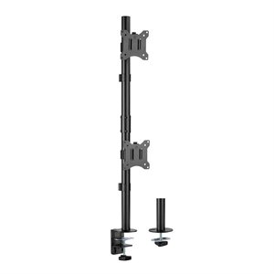 IntekView Vertical Pole Mount Dual-Screen Monitor Mount