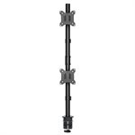 IntekView Vertical Pole Mount Dual-Screen Monitor Mount