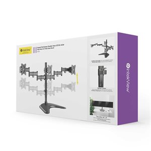 IntekView Freestanding Triple Monitor Stand