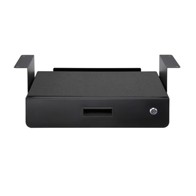 IntekView Under-Desk Storage Drawer with Shelf and Locking Mechanism