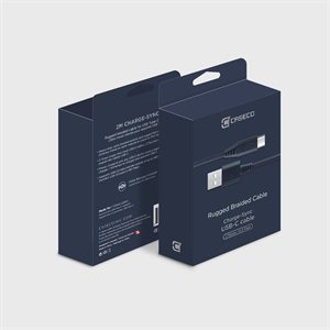 Caseco Braided Type C Cable 2M (6FT) - Navy Blue
