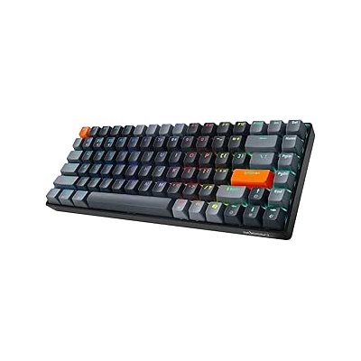 Adesso Wired/Wireless/Bluetooth Multi-OS Illuminated QMK VIA Mechanical Mini Keyboard With CoPilot