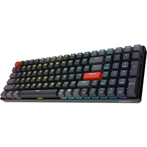 Adesso Wired/Wireless/Bluetooth Multi-OS Illuminated Mechanical QMK VIA Compact Keyboard With CoPilo