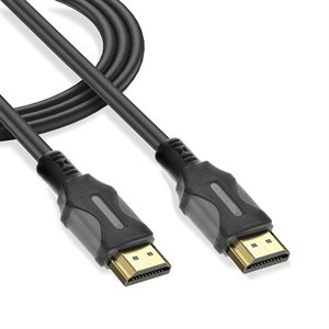XTREME Home Theater 9 ft. 18Gbps, 4K HDR, HDMI 2.2, ARC, 16-Bit Deep Color HDMI Cable Wire - Black