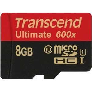 TRANSCEND 8GB microSDHC Class 10 UHS-I 600x (Ultimate)